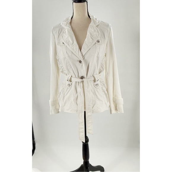 Proportion Petite Conrad C Women's White Jacket size 10 petite - Picture 8 of 12